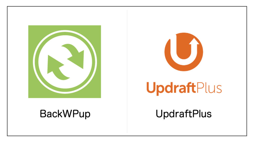 BackWPupとUpdraftPlus