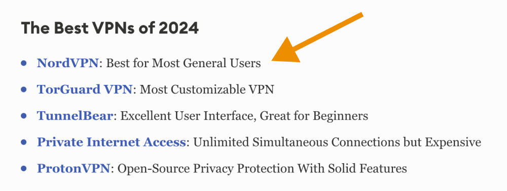 Best VPN 2024